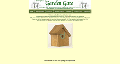 Desktop Screenshot of gardengatebirdhouses.com